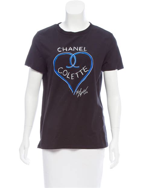 chanel colette t shirt black|Chanel 2017 Limited Edition Colette T.